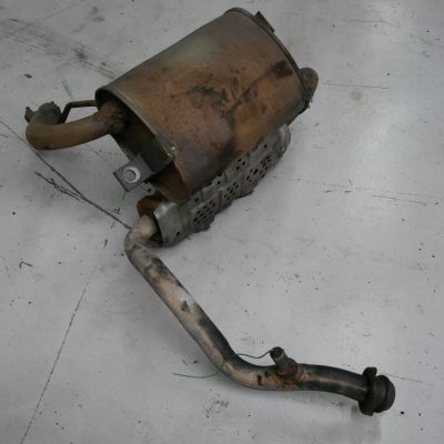 Exhaust with Catalyst for Nissan D02